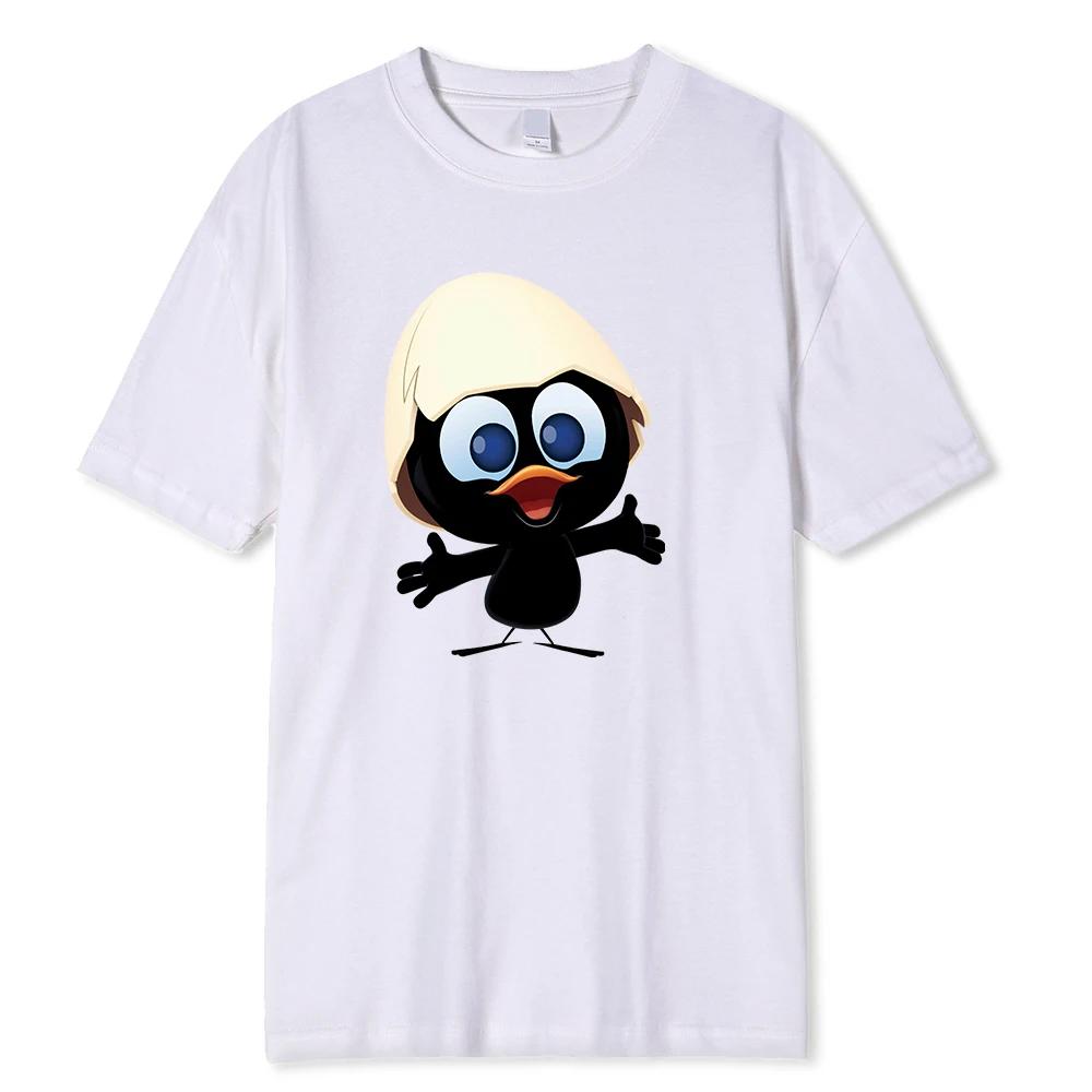 Sunshine T-shirt Large Women's Calimero Cartoon Pattern Women's T-shirt Colorful Fun T-shirt Women's Casual T-shirt