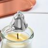 Bell Candle Extinguisher with Telescopic Handle Rotating Metal Tealight Candle Wick Flame Snuffer Putting Out Candle Stopper Tools Universal