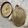 Brass Pocket Compass  Royal Memorabilia  Handmade Compass Sundial  Queens Coronation Steampunk |