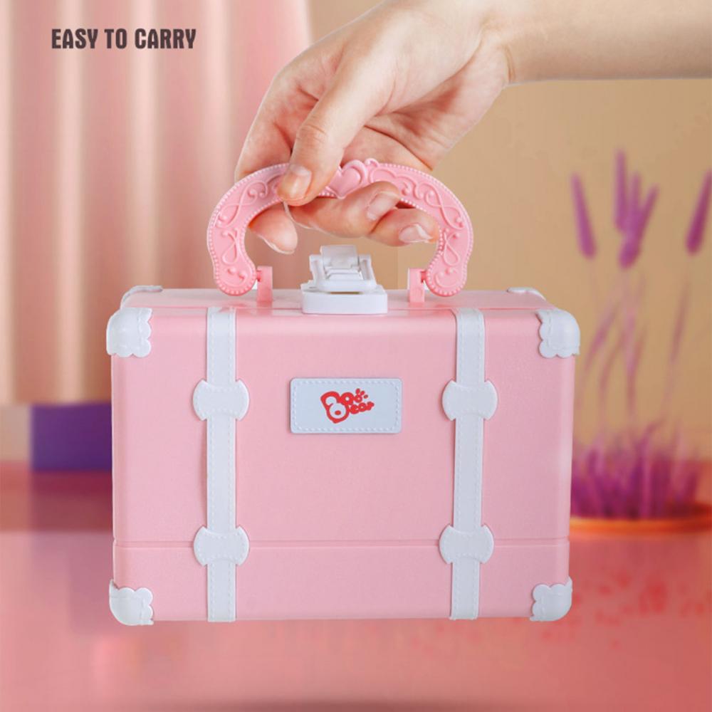 Kids Makeup Toys Kit For Girl Washable Cosmetics Toys Set Pretend Game Princess Eyeshadow Blush Lipstick Makeup Handbag Set