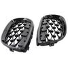Передняя решетка капота, решетка Diamond Meteor Grill для BMW 3 серии E92 E93 Coupe 2006-2010, хромированный глянцевый черный экстерьер