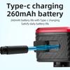 Умный задний фонарь для велосипеда USB-C Автоматический датчик торможения Водонепроницаемый IPX6 Светодиодный предупреждающий задний фонарь для безопасности езды на велосипеде