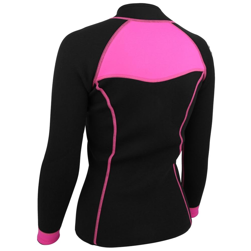 Женский гидрокостюм Топ Защита от солнца Длинный рукав Облегающий Купальник для снорклинга СерфингаS