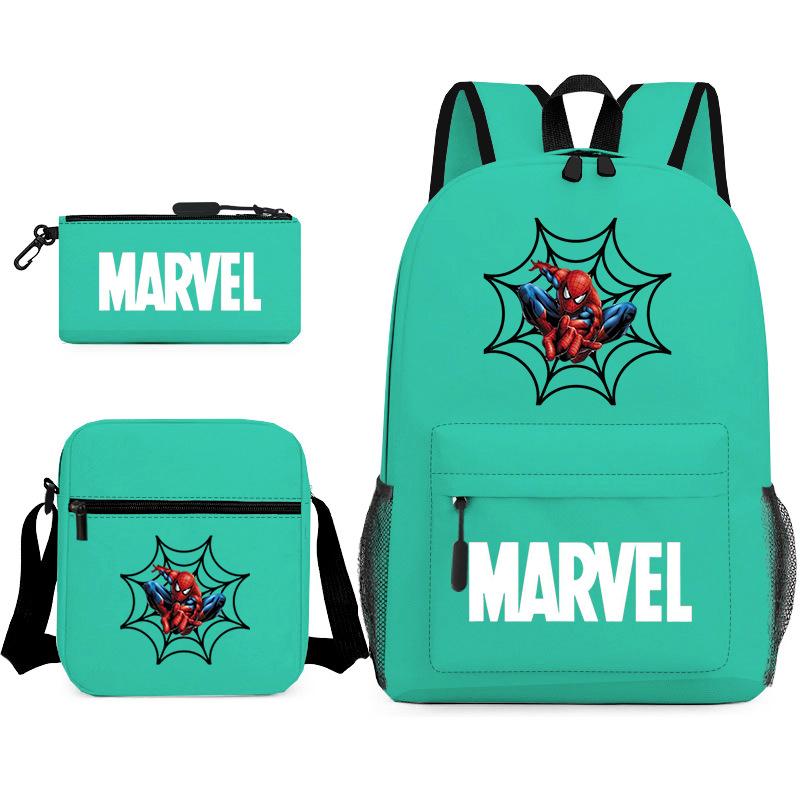 Мультяшный Рюкзак Набор из Трех Предметов, Рюкзак для Учеников Начальной и Средней Школы, Вместительный Рюкзак-Сумка 'Звездное Небо' для Студентов, Мужской и Женский