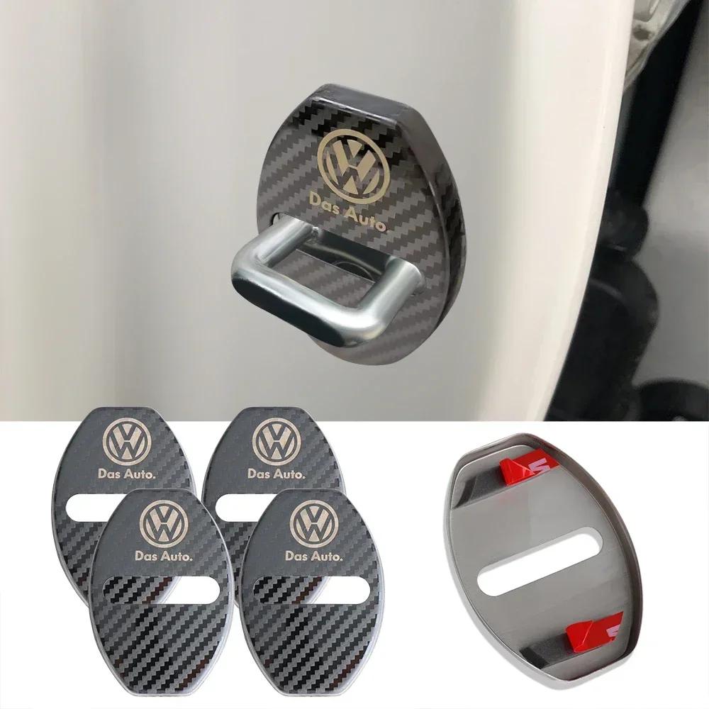 T23-Для Volkswagen VW Golf 5 4 Polo Passat Jetta Touran CADDY Rline Автомобильный стайлинг 3D Накладка на замок двери автомобиля Защитная декоративная наклейка