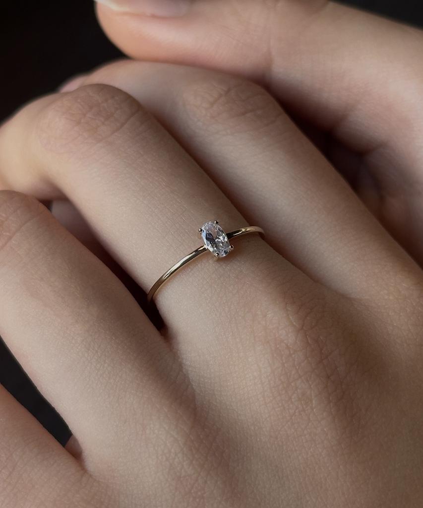 Faye 14K Ovel Ring (Type A)