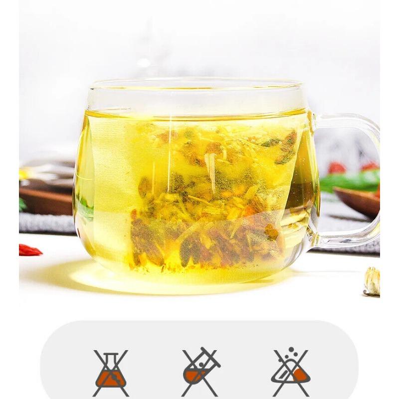 Чай из семян хризантемы и кассии, полезный травяной чай в пакетиках, 120 г