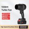 800W Brushless High Power Violent Turbo Fan Rechargeable Dust Removal Hair Dryer Portable Leaf Blowing Machine
