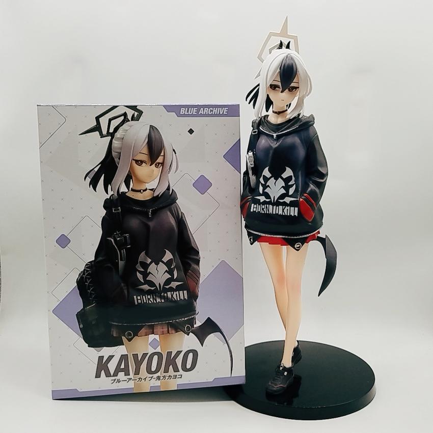 25СМ Blue Archive Юка Ониката Каёко фигурка девушки ПВХ Экшен Взрослая Игра Статуэтка Коллекционная Модель Игрушка Кукла подарок