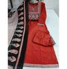 Party Wear Designer Cotton Kurti Pant Dupatta Set Indian Pakistani Party Wear Salwar Suit