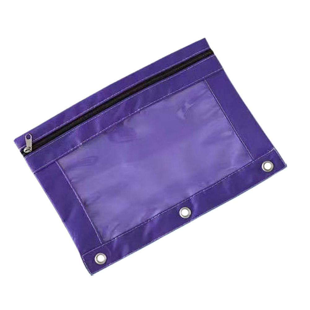 Transparent Oxford Cloth Loose Leaf Budget Binder Pockets Documents Holder File Organizer Zipper Binder Pouches For Notebook