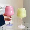 1pcs Ins Style Cotton Candy Glass Goblet Red Wine Cup Macaron Candy Color Wine Cup Pink Champagne Cup Cocktail Drinking Glasses