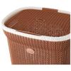 Вязаная корзина для белья - большая - 55 литров - 44 см X 35 см X 61 см | Королевский светло-коричневый - полипропилен
