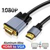 Ноутбук 1080P HDMI-совместимый аудио-видео кабель-адаптер с разъемами «папа-папа» HD-VGA