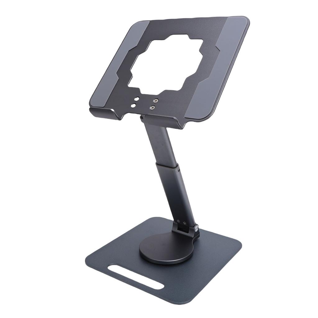 Подставка для планшета из алюминиевого сплава, вращающаяся, складная, регулируемая, настольный держатель для телефона/планшета, полая конструкция для отвода тепла для