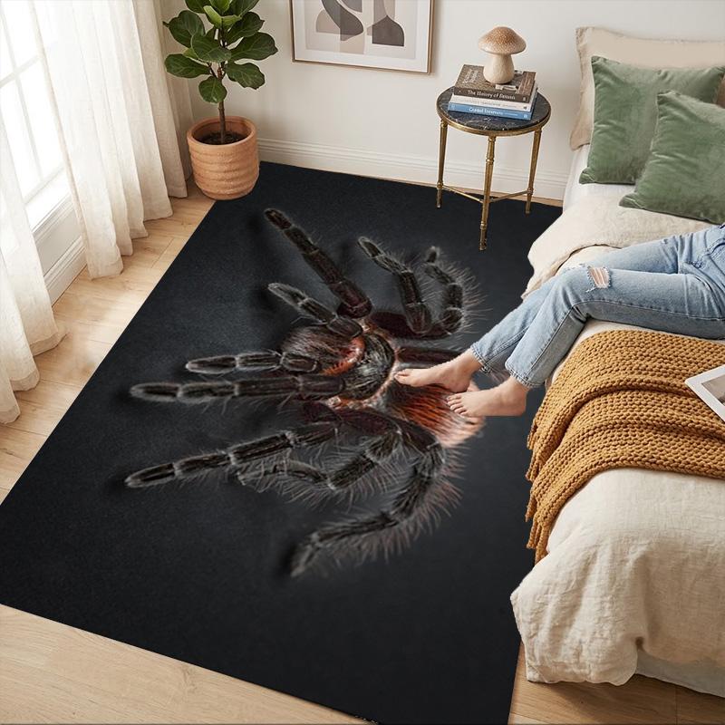 Tarantula Spider Living Room Nonslip Area Rug Soft Carpet For Bedroom Game Playroom Sofa Office Home Decor Doormat Christmas Gift C9301568