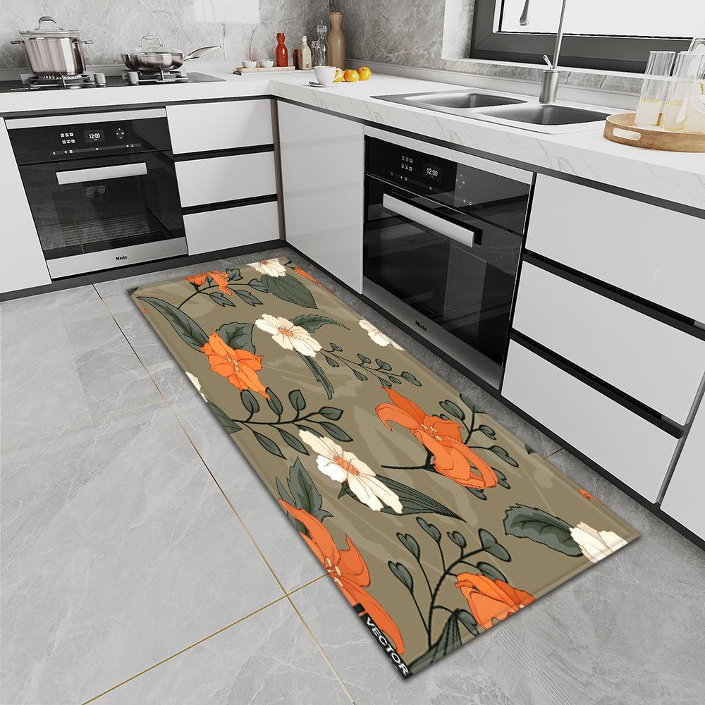 Коврик для кухни, коврик для входной двери, ковер для спальни, домашний коридор, ванная комната, нескользящий пол, ковер с рисунком для гостиной