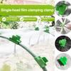 30 Pcs Greenhouse Clamps Reusable Greenhouse Hoop Clips Support Frame Grow Tunnel Clips Secure Garden Mesh On Hoops for Wind Snow Protection
