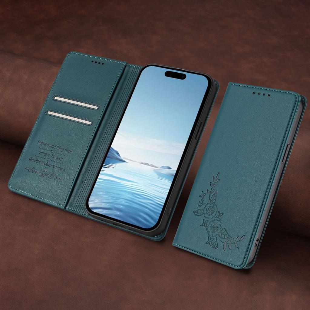 Кошелек-чехол-книжка для Samsung Galaxy A57 A37 A26 A36 A56 A55 A35 A25 A24 A34 A54 A33 A53 A73 4G 5G с блокировкой RFID и магнитной застежкой
