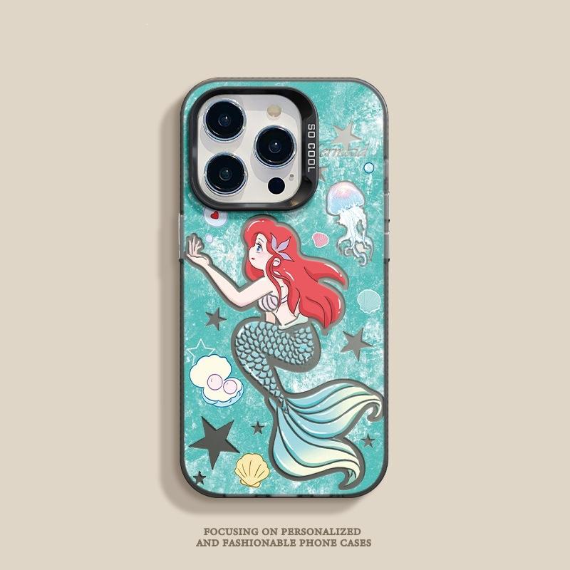 Подходит для чехла на мобильный телефон Apple 16/15promax iphone14/13 женский 12 Xiaomi 11 подруга Русалочка