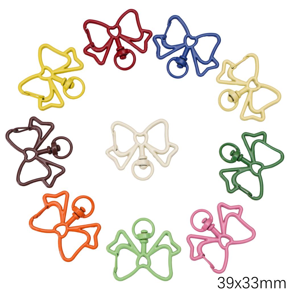 5-100 шт. Сплав Окрашенный спреем Брелок Брелок Карабин Кольцо для ключей Для DIY Ювелирных изделий Ключи Кошельки Украшения