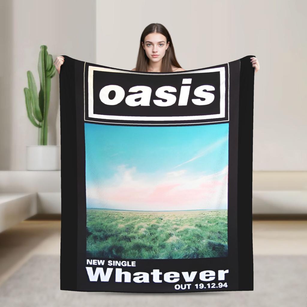 Ossis Band Warm Blankets Picnic Plush Throw Blanket Novelty Home Decor Flannel Bedspread Sofa Bed Cover