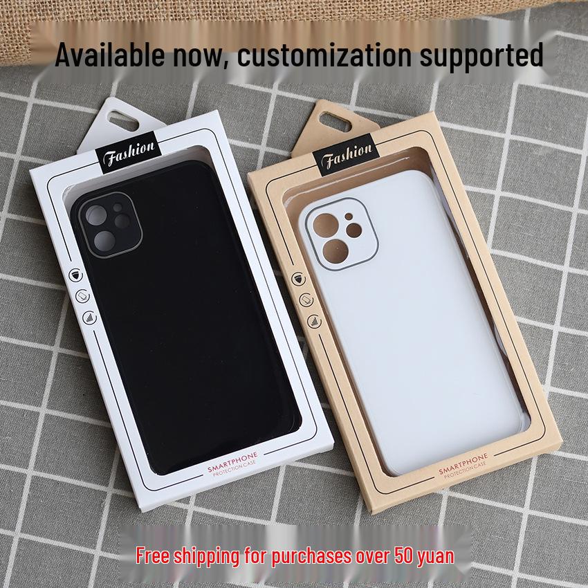 Коробка из крафт-бумаги для чехла Apple - Универсальная защитная упаковка