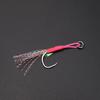 Cast Jig Assist Hook High Carbon Steel Angle Barbed Thread Feather Lure Fishing Tackle Slow Jigging Sea Pesca Fishhook