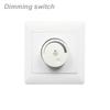 220V Durable Adjustable White Lamp Brightness Controller Dimmer Light Switch