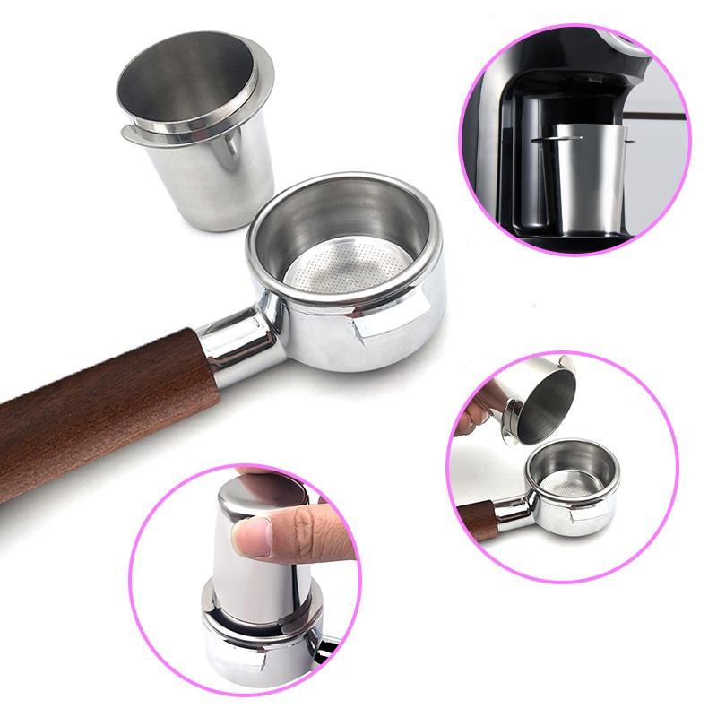 Чашка для дозирования кофе эспрессо, кофемашина коммерческого использования, измельчитель, приемник порошка, чашка для кофейного порошка из нержавеющей стали