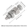 A84X-2 Pcs Copper Ground Clips Solar Panel Ground Lug Cable Clips For Making Ground Connections To 6 AWG And 8 AWG Bare Wire