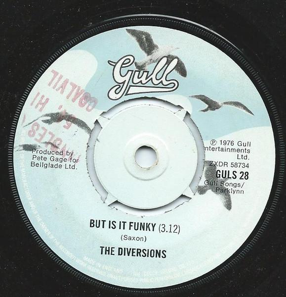 7-дюймовая пластинка DIVERSIONS - But Is It Funky GULS28 Gull 1976 UK Soul/Funk Б/у