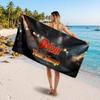David Bowie Customized Name Text Beach Towel, Soft Absorbent Towel Beach Pool Travel Personal Gift