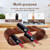 Wood Wine Racks Elegant Wine Rack Inserts Convenient Wine Bottle Holder Stand Smooth Wine Shelf Organizer All Match Wine Storage