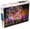 1000-piece Luminous Jigsaw Puzzle: World Heritage Site Nagaoka Fireworks (49x72cm)