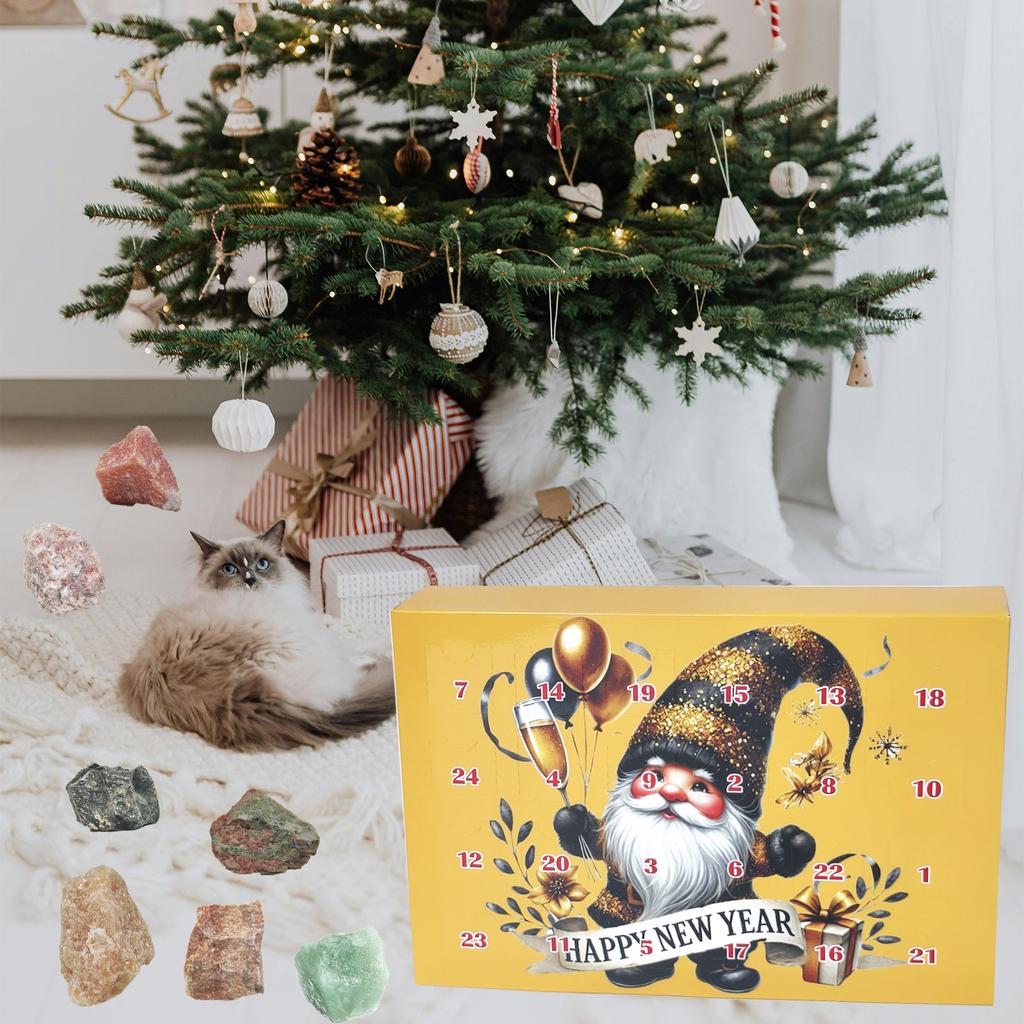 Рождественский календарь прибытия Dwarf 24 Christmas Stone Blind-Box