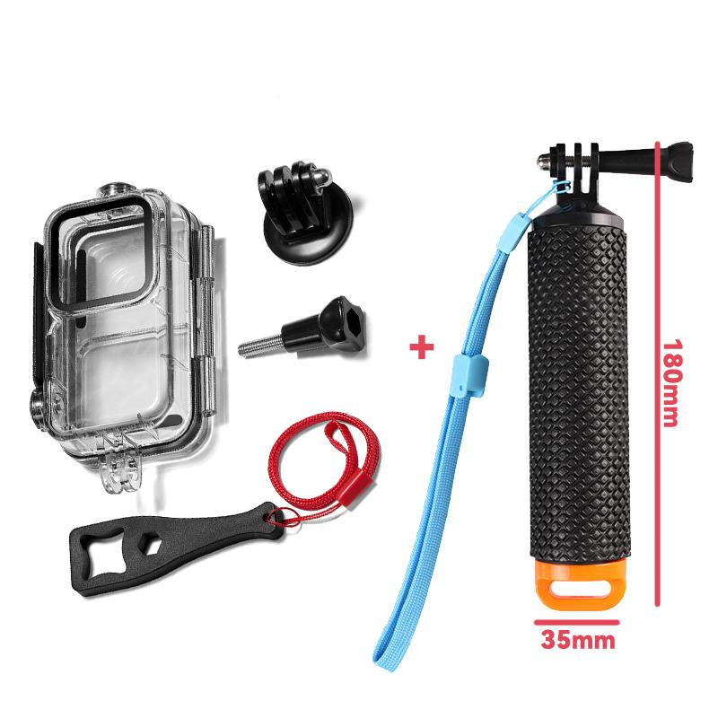 Водонепроницаемый защитный чехол для экшн-камеры DJI Osmo Action 2, аксессуары для дайвинга 60M/196FT, подводный защитный чехол