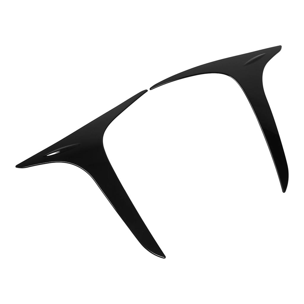 Front Fog Lamp Trim Cover Dustproof Bright Black Fog Light Frame Trim Replacement for Yaris Cross 2021