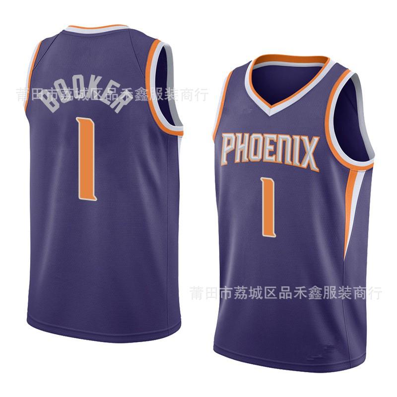 Баскетбольная форма Phoenix Suns 1 Devin Booker 35 Kevin Durant City Edition