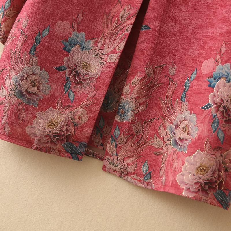 Большие размеры 2XL-7XL Элегантные рубашки больших размеров для женщин Топы Свободные винтажные блузки Летняя одежда для женщин среднего возраста