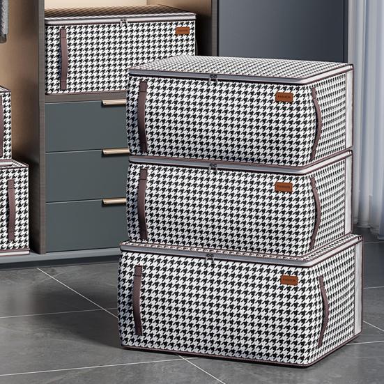 Сумка для одеял с видимым окном, хозяйственные принадлежности, легкий доступ, усиленная ручка, органайзер для одеял, удобный органайзер из нетканого материала