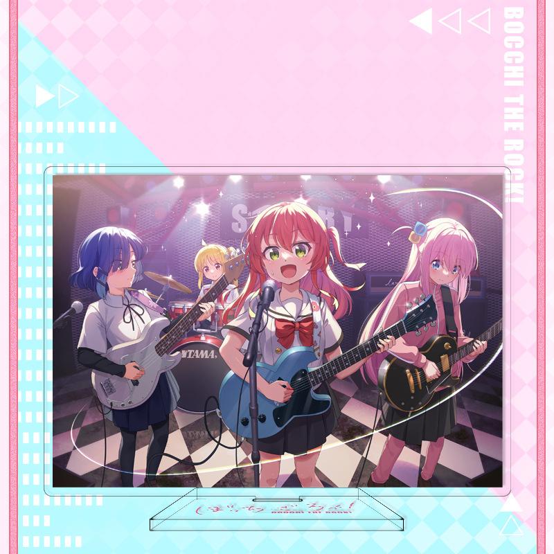 Подставка для модели аниме Bocchi The Rock Girls, Gotou Hitori Ijichi Nijika Yamada Ryo Kita Ikuyo, держатель для стенда