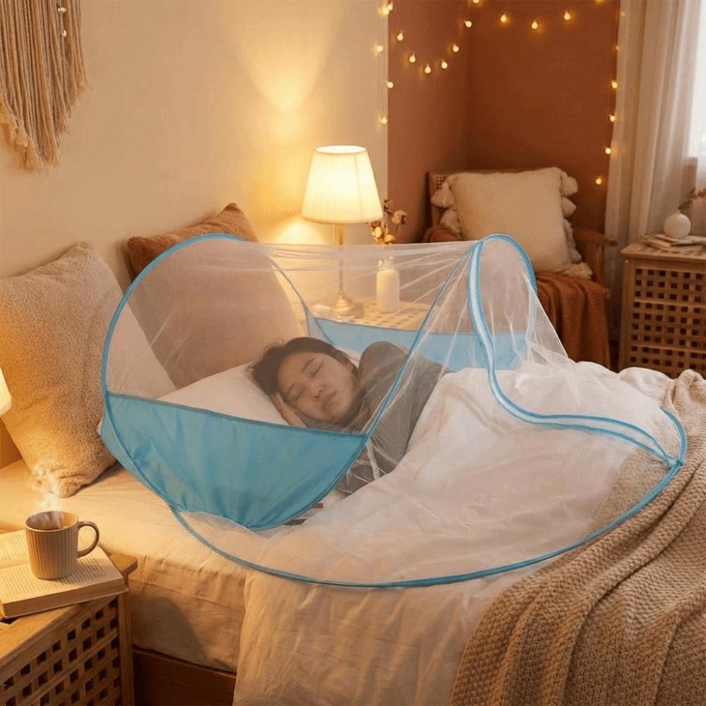 Portable Foldable Mosquito Net Single Travel Mosquito Net Convenient Mosquito Net Stand Outdoor