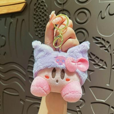Мультяшная серия Звезда Кирби Sanrio Хелло Китти Мелоди Куроми Брелок Мультяшная Милая Декорация для Рюкзака Детский День Рождения Милый Подарок Игрушка