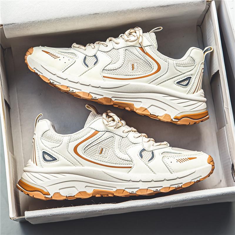 Trendy Men Sneakers Luxury Chunky Casual Sneakers For Man Soft Sole Dad Shoes Breathable Tennis Sports Shoes Male Sneakers