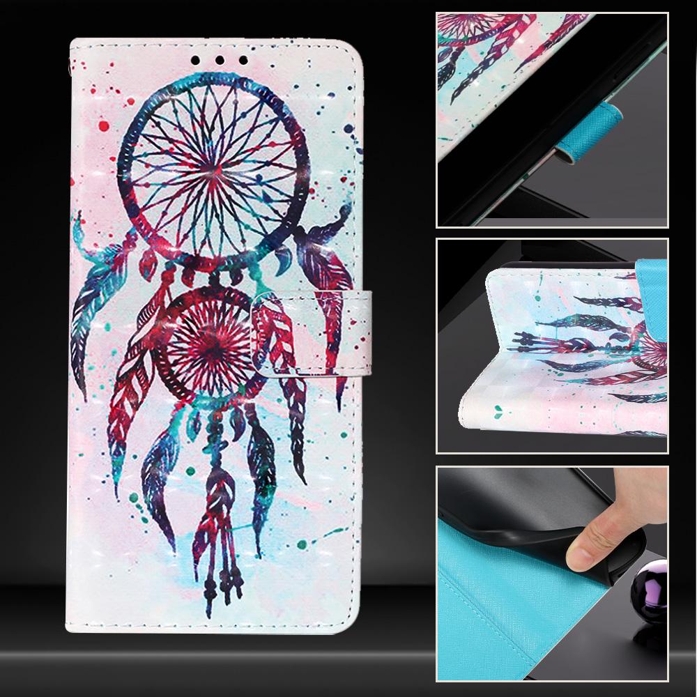 Cute Painted Leather Flip Wallet Case for VIVO X300 X300 Pro X100s X100 T3 T2 T1 & IQOO Z3 Z9x Z9s Z9 Turbo Z10 Z10x