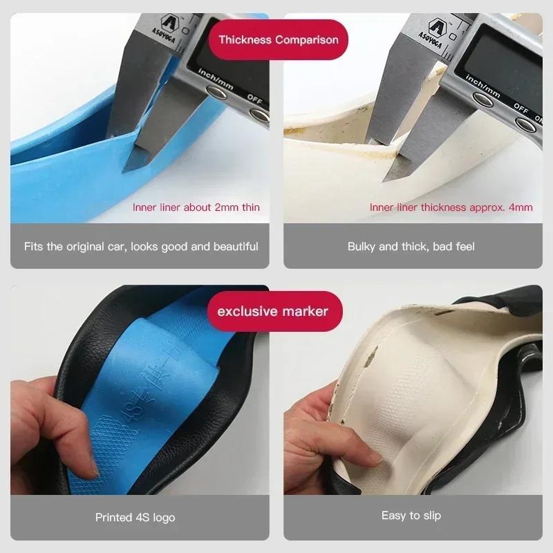 Car Steering Wheel Cover Anti Slip Carbon Fibre Steer Handle Caps For VW GTI Polo Golf Passat Tiguan Arteon Touareg Taigo Caddy