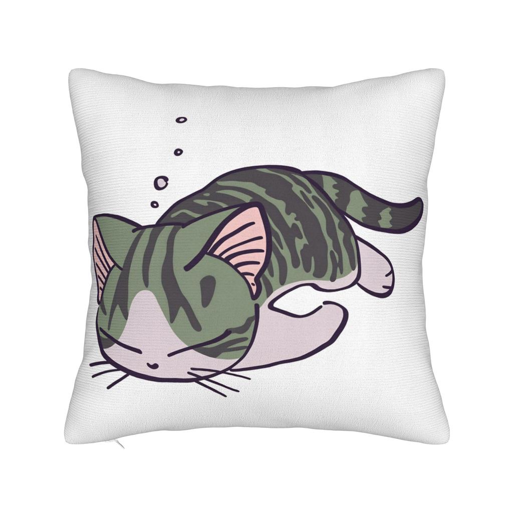 Pillow Cover CChis SSweet HHome Cat Novelty Pillow Case For Sofa Home Decor Pillowcases