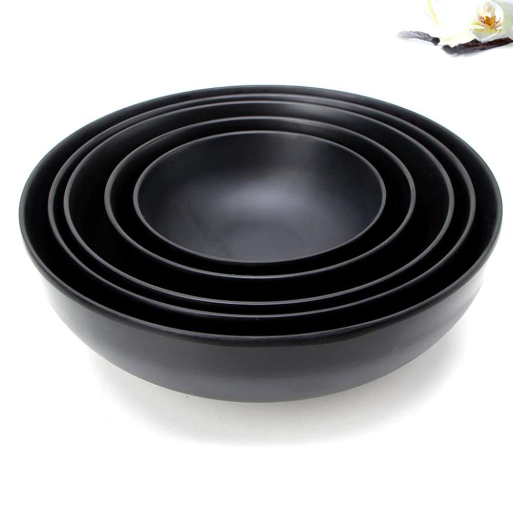 Меламиновая посуда, миска для рамэна в японском стиле, черный фарфор, имитация фарфора, контейнер для лапши для дома