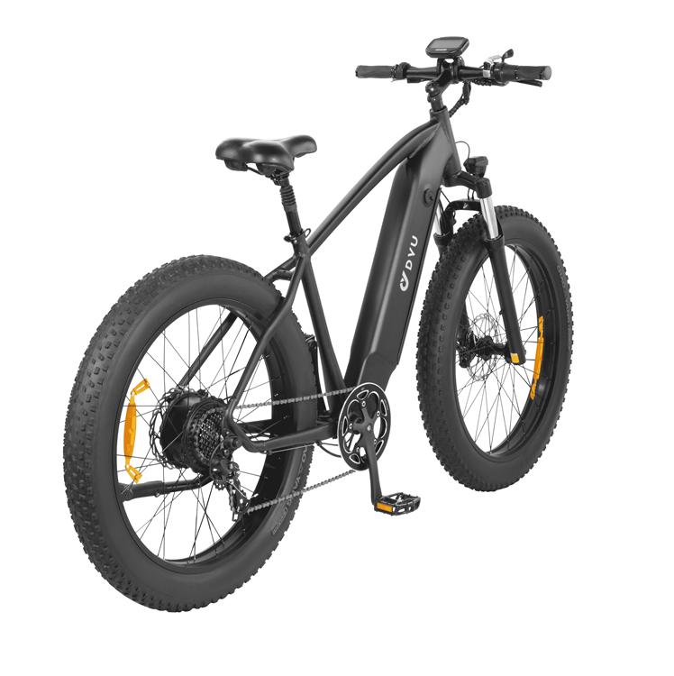 DYU KING 750 48V 750W Electric Bike - 110km Pedal Assist, 45km/h Speed & 25" All-Terrain Wheels